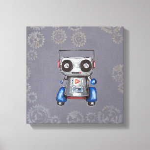 RobotBoomer Canvastryck