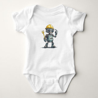 Robotbyggare Baby Pojke Helhetsbody Kläder T Shirt