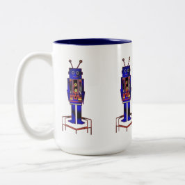 "Roboten" (0,44 l) Tvåtons Mug Två-Tonad Mugg