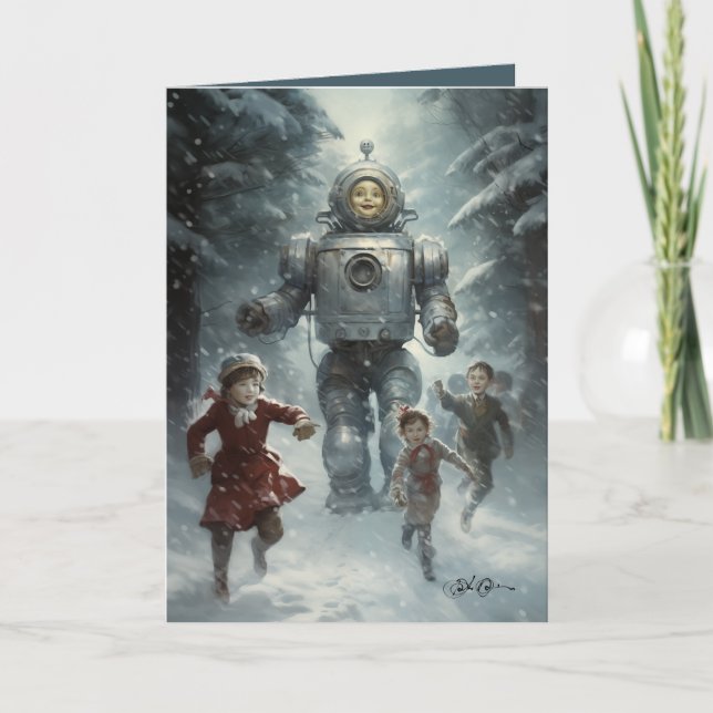 Roboterna kommer meddelande (Framsida)