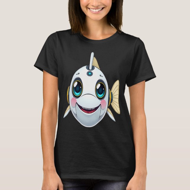 Robotfisk T Shirt (Framsida)