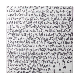 Robotgenom 001 kakelplatta