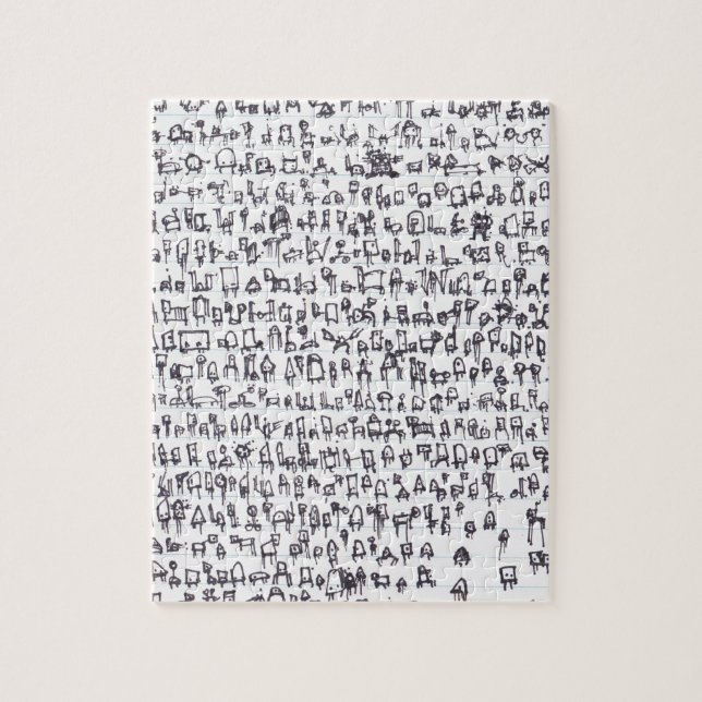 Robotgenom 001 pussel (Vertikal)