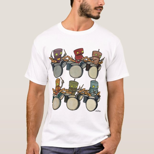 Robothandelsresandear T-shirt (Framsida)
