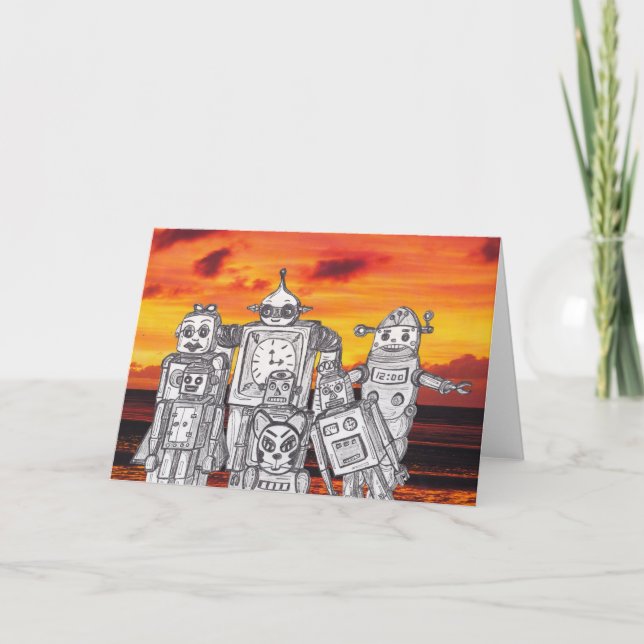 Robothelgdag 3 helgkort (Framsida)