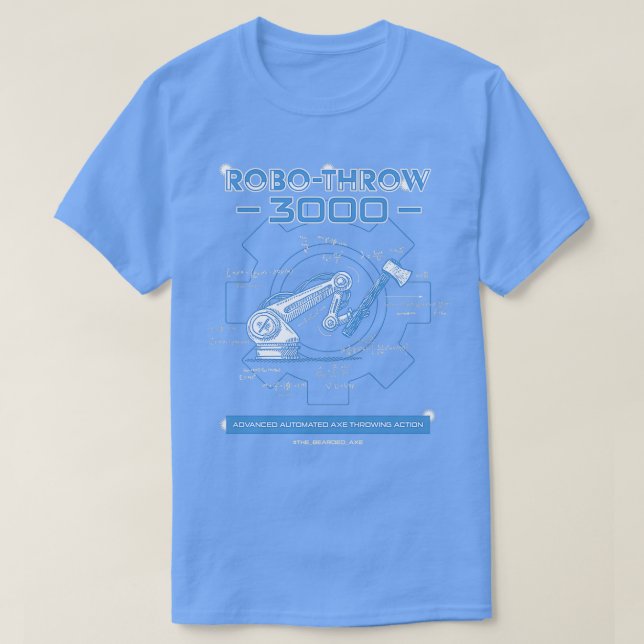 RoboThrow 3000 T Shirt (Design framsida)