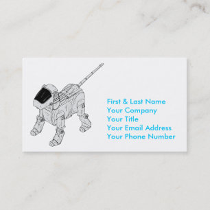 Robothund Visitkort