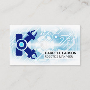 Robotic Arm   Teknikbakgrund Visitkort
