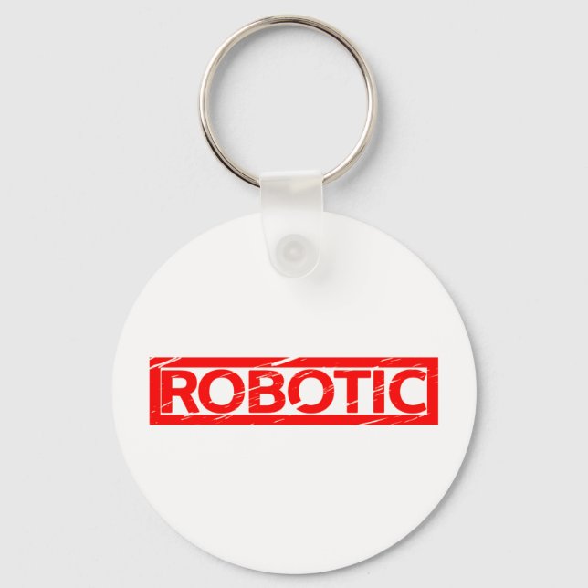 Robotic Frimärke Nyckelring (Framsida)
