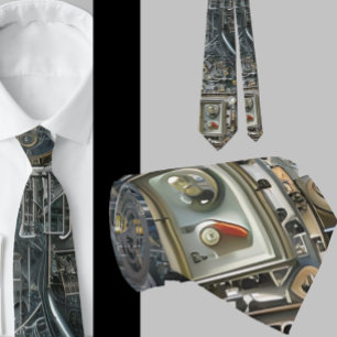 Robotic Geek Nerdy Technology Maskin Slips