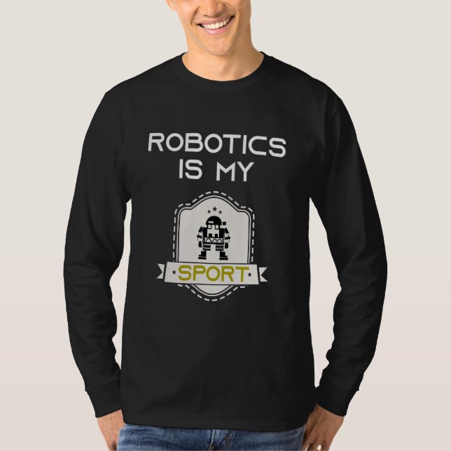 Robotic Robot Automation Ingenjör T Shirt (Framsida)