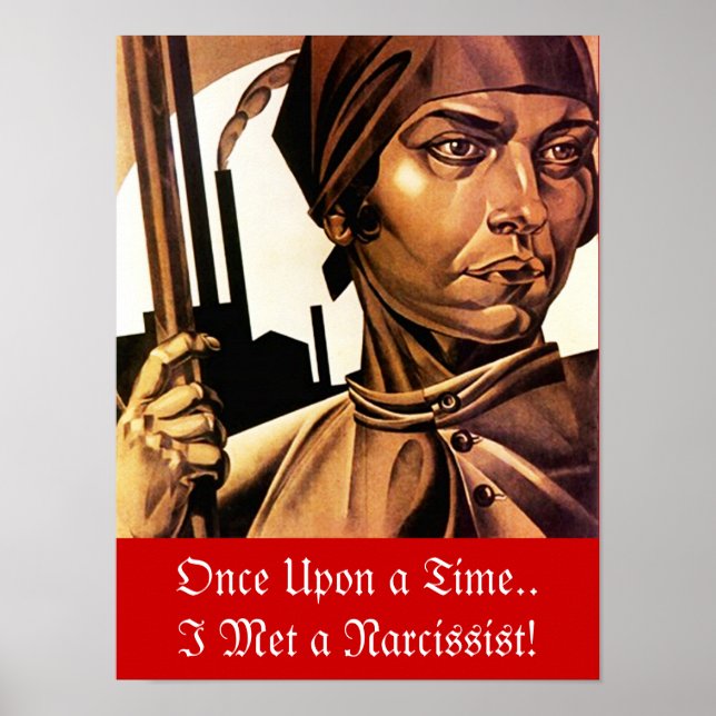 Robotic Robot Narc Narcissist Abuse NPD Fairytale Poster (Framsidan)