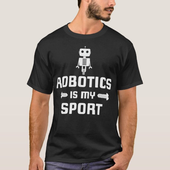 Robotics är min Sport Robot Digital Funny Gift Pre T Shirt (Framsida)