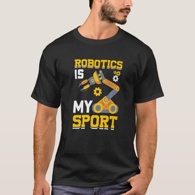 Robotics är min Sport Robot Mechanic 32 T Shirt (Framsida)