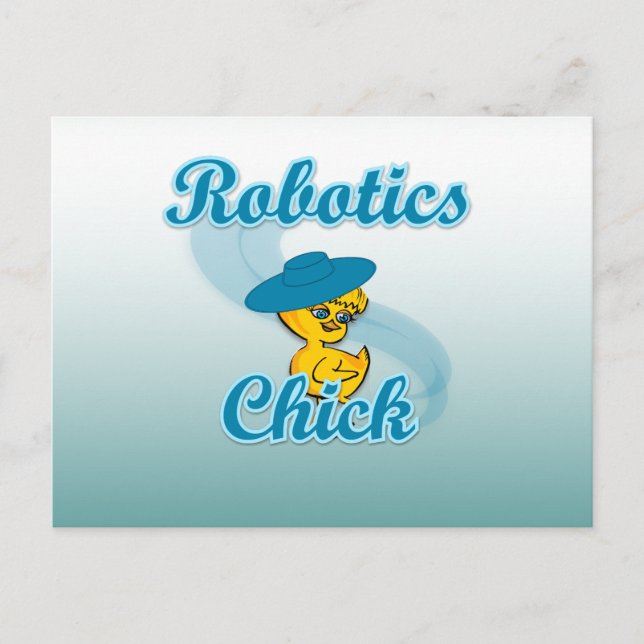 Robotics Chick #3 Vykort (Framsida)