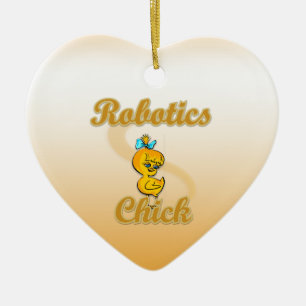 Robotics Chick Julgransprydnad Keramik