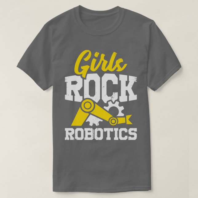 Robotics Engineering Girl Ingenjör Gift T Shirt (Design framsida)