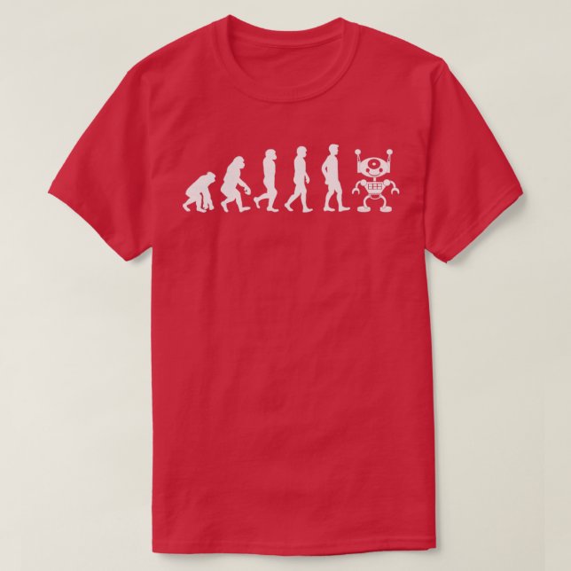 Robotics Engineering Humanoid Robots Funny Robot E T Shirt (Design framsida)