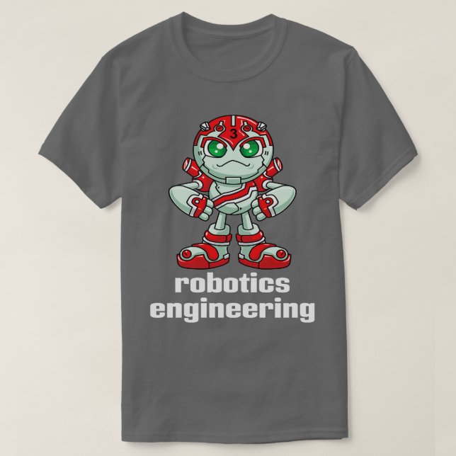 Robotics Engineering Robot 1 T Shirt (Design framsida)