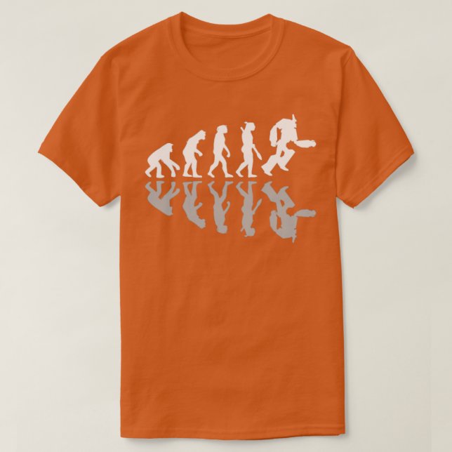 Robotics Human Evolution Robot Älskare Engineering T Shirt (Design framsida)