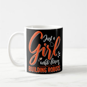 Robotics Ingenjör Robot Älskare Engineering Girl R Kaffemugg