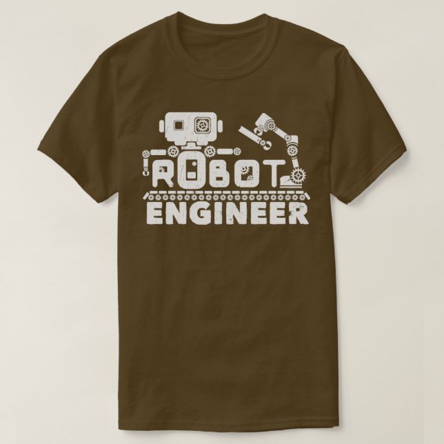 Robotics ingenjör t shirt (Design framsida)