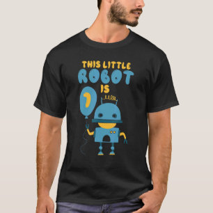 Robotics Robot är 7 födelsedagar T Shirt