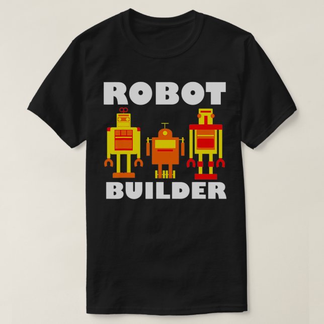 Robotics Robot Engineering Robot älskare1 T Shirt (Design framsida)