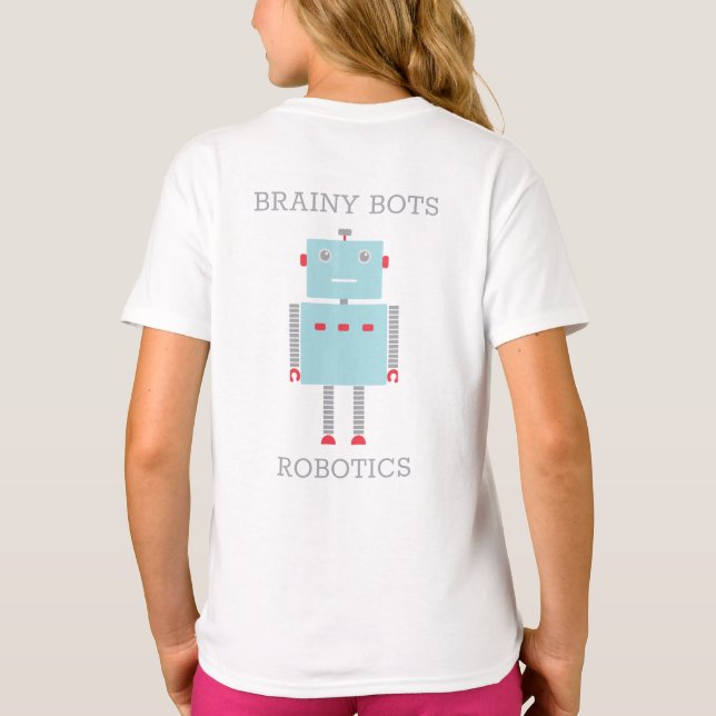 Robotics Team Tournamship Team T-shirt (Baksida)