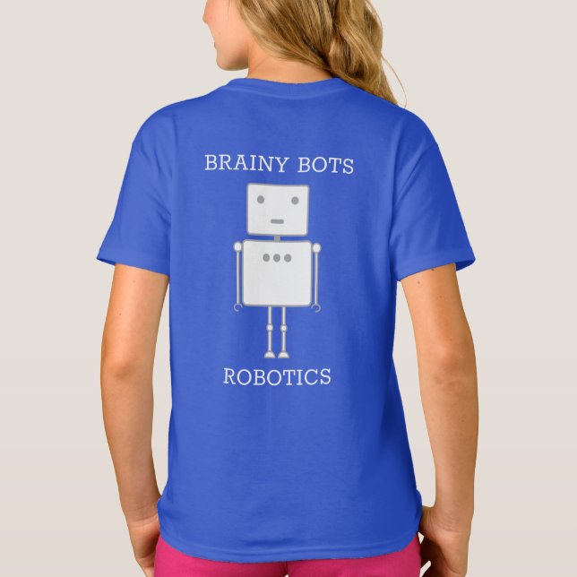 Robotics Team Tournamship Team T-shirt (Baksida)