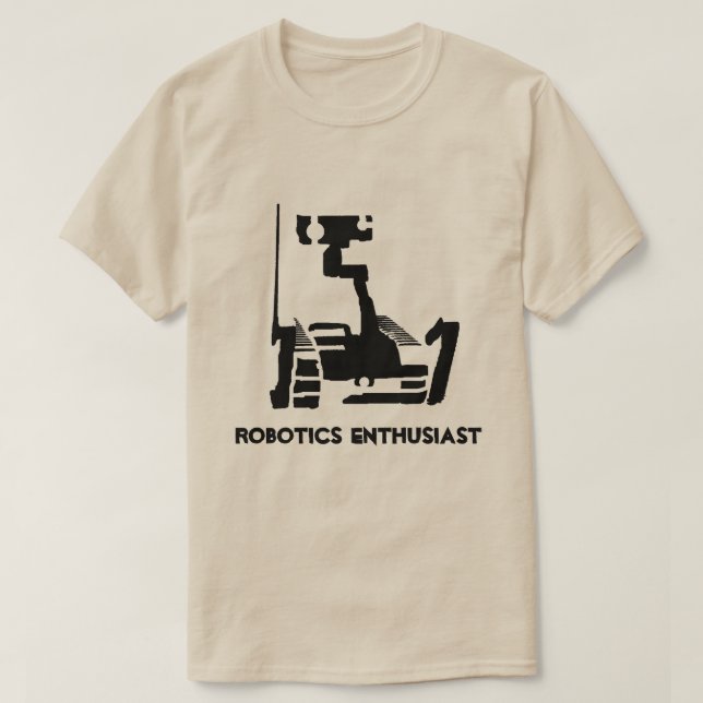 Roboticsentusiastutslagsplats T Shirt (Design framsida)