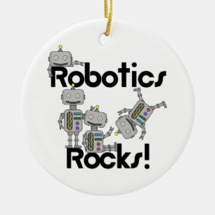 Roboticsstenar Julgransprydnad Keramik