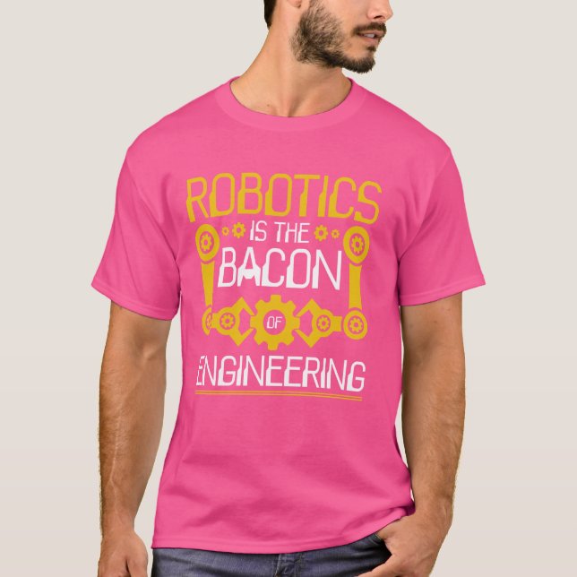 Robotik är min idrottsrobotprogrammering t shirt (Framsida)