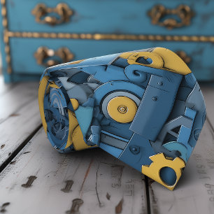 Robotik-inspirerad herrkrage med sällsam design slips