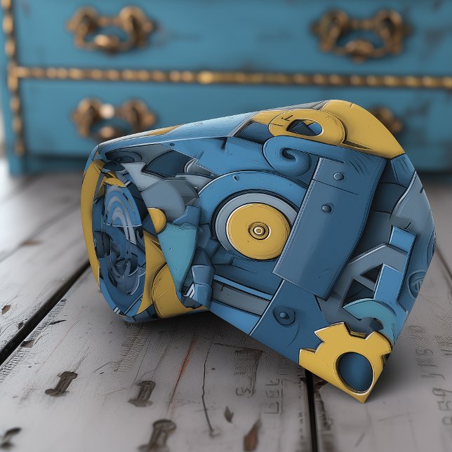 Robotik-inspirerad herrkrage med sällsam design slips (Skapare uppladdad)