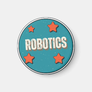 Robotik område för studier magnet