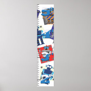 Robotillväxtdiagram Poster