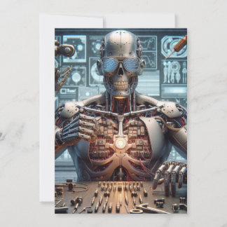 Robotingenjör Julkort