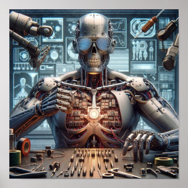 Robotingenjör Poster (Framsidan)