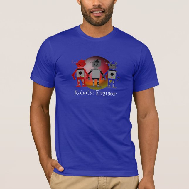 Robotingenjör - Robotar Tee (Framsida)