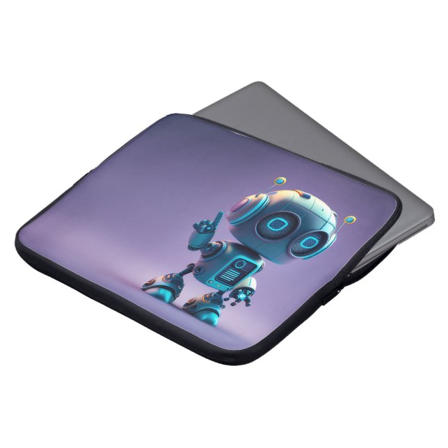 Robotiska Tema Laptoppskydd Laptop Fodral (Framsida topp)