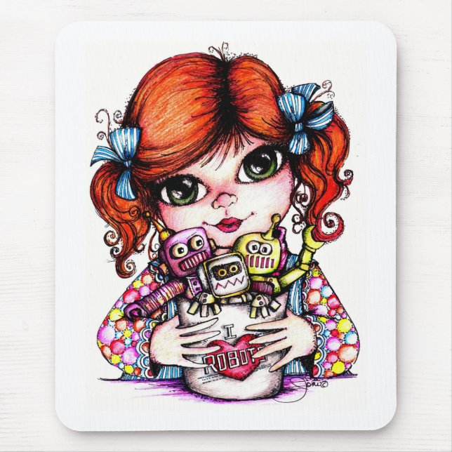 Robotkärlek Musmatta (Framsidan)