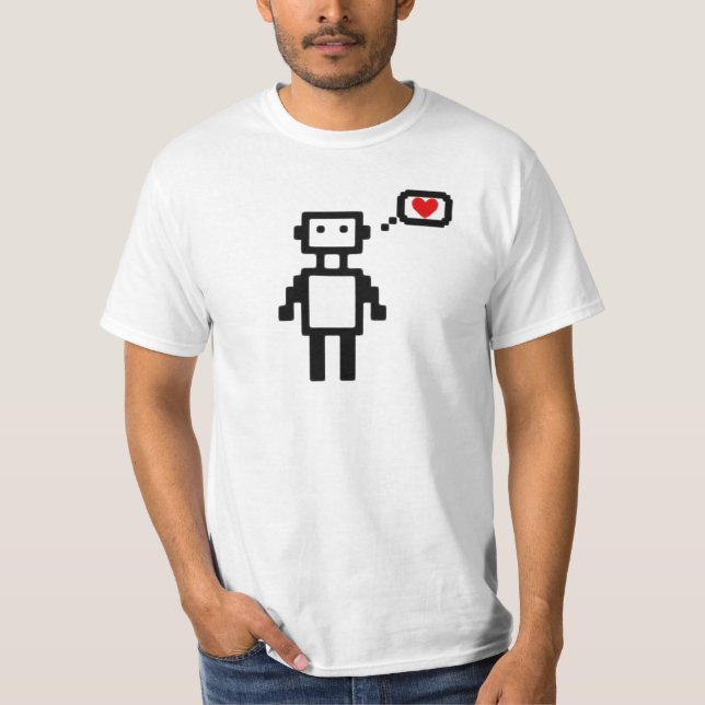 Robotkärlek Tee Shirt (Framsida)