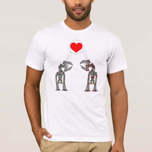 Robotkärlek Tee Shirt (Framsida)