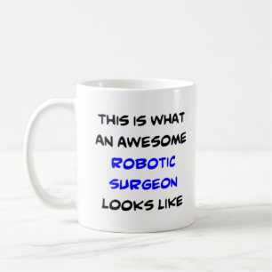 robotkirurg, fantastisk kaffemugg