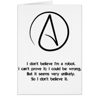 Robotlogik Hälsningskort