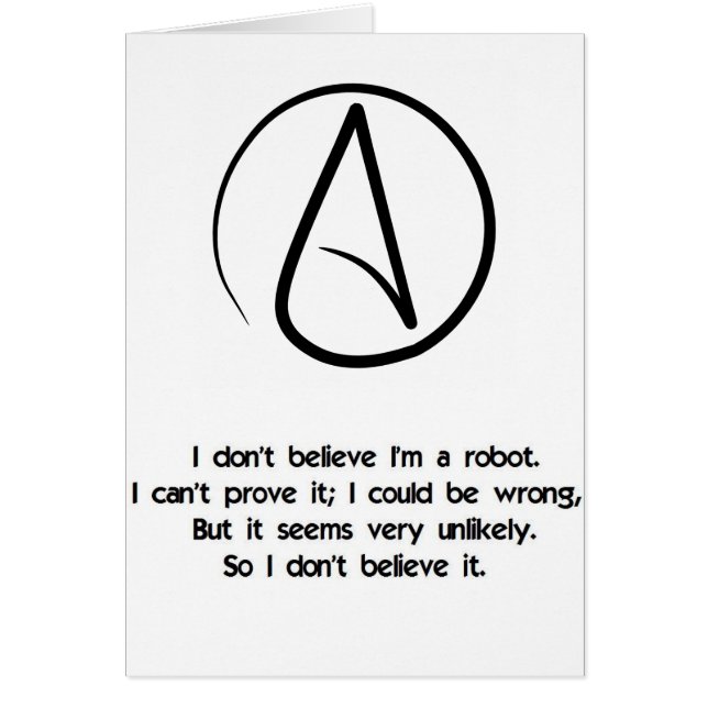 Robotlogik Hälsningskort (Framsidan)