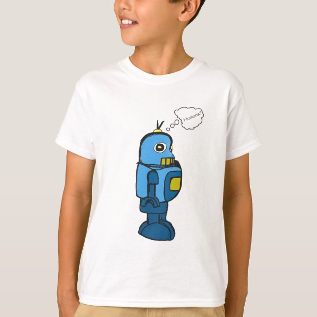 Robotmänniskor T-shirt (Framsida)