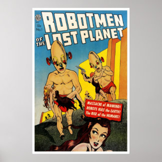 Robotmen i Borttappaden Planet #1 (1952) Poster