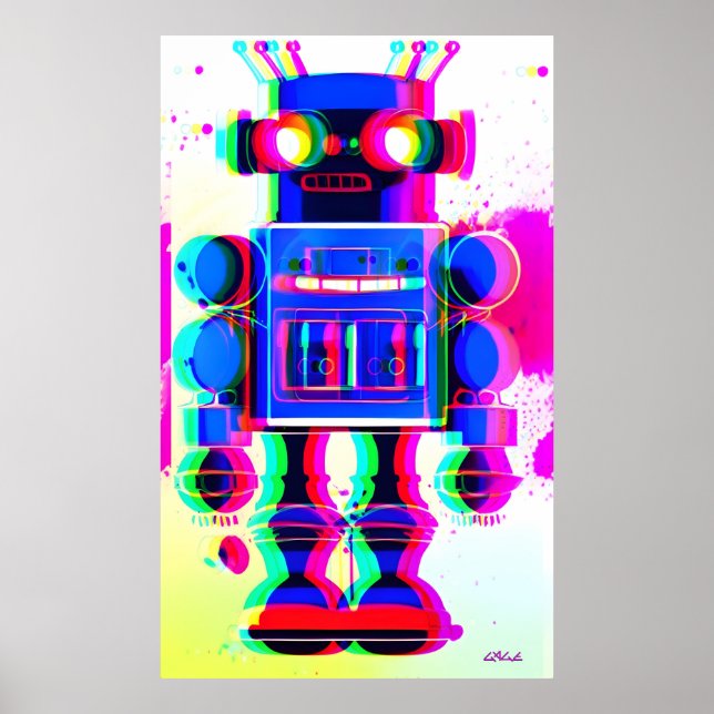 Robotmisstänkt nummer 4 poster (Framsidan)